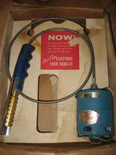 Vintage Electric Bear Paw Fish Scaler  