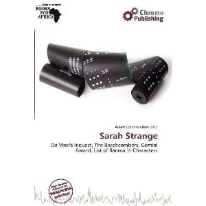 Sarah Strange (9786200567543) Adam Cornelius Bert Books
