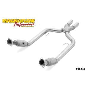   Steel Crossover Pipes   07 08 Ford Mustang 4.6L V8 (Fits Shelby GT;AT