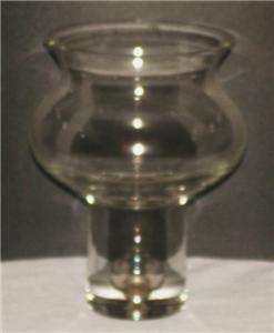 Decorative Clear Glass Globe Candle Holder Rose Bowl  