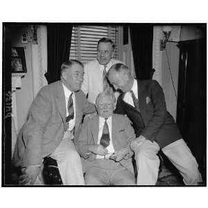   Sen. Albert Barkley, Sen. majority leader; Sen. Prentiss Brown, D. of