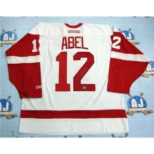  Sid Abel Detroit Red Wings Autographed/Hand Signed Retro 