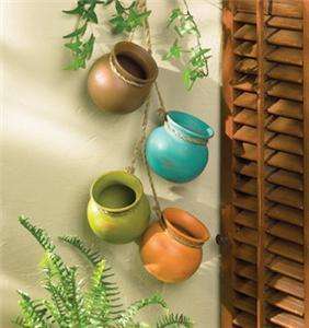 Hanging Clay MINI Flower Plant Pot Planter wall decor  