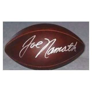  Joe Namath Autographed Football   Duke Throwback Sports 