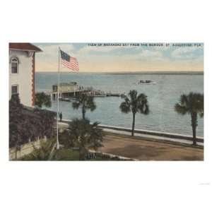  St. Augustine, FL   View of Matanzas Bay & Monson Giclee 
