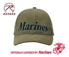 NEW OFFICIALLY LICENSED USMC MARINES OD LOW PROFILE CAP