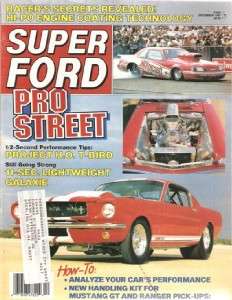 December 1987 Super Ford 1966 & 70 Pro Street Shelby 1964 Fairlane 