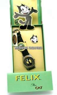 LE Felix The Cat Fossil 2 Tone Watch LTD ED w/ PIN NEW  