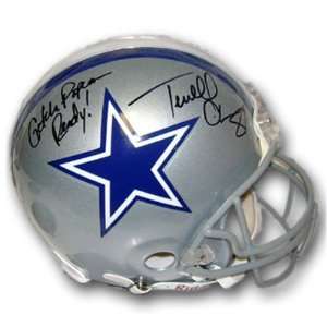 Terrell Owens Signed Helmet Dallas Cowboys REP Football