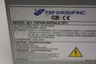 FSP FSP250 60PNA E (PF) 6932770000 250W ATX PSU Power Supply 