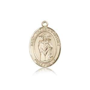  14kt Gold St. Thomas A Becket Medal Jewelry