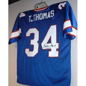 Thurman Thomas Autographed Jersey   with 1991 MVP Inscription