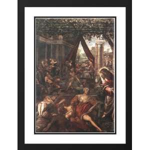 Tintoretto, Jacopo Robusti 19x24 Framed and Double Matted La Probatica 