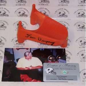Tom Dempsey Autographed/Hand Signed Kicking Tee