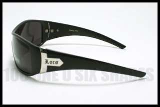 LOCS Cholo Hard Core Gangster Sunglasses Dark MATTE BLACK New
