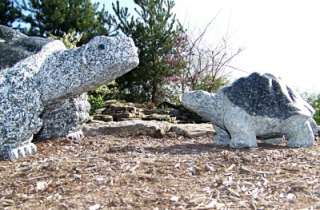   Tortoise Sculpture granite turtle/lawn/garden decor stone carving/gift