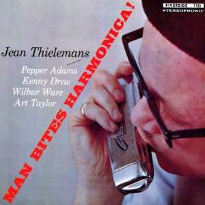 Toots Thielemans   Man Bites Harmonica Giclee Poster Print