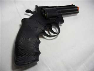 TSD/UHC .357 Python 4 inch Gas Airsoft Revolver Black