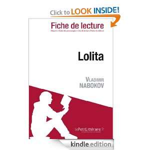 Lolita de Vladimir Nabokov (Fiche de lecture) (French Edition) Flore 