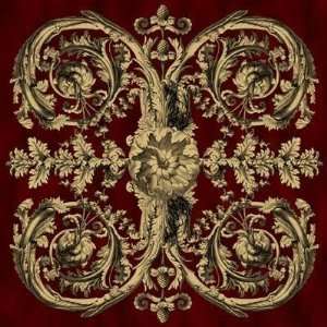 Baroque Medallion II by   Studio Voltaire. size 20 inches width by 20 