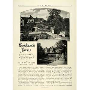  1923 Ad Brookwood Farm Barryville New York William Ross 