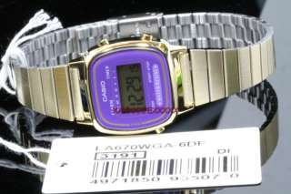 Casio Watch Casual Classic Womens Gold LA670WGA 6D 6  