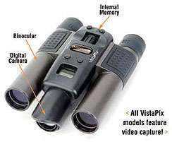   Digital Camera Binoculars with Memory Capability