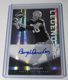   Leaf Limited Boyd Dowler Autograph 13/50 Green Bay Packers Legend Auto