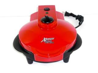 Xpress Redi Set Go Red Countertop Indoor Grill Cooker  