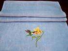 Fingertip/Hand Towel 16x25 Hummingbird/Fl​ower