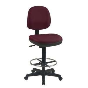  Contemporary Drafting Chair with Flex Back   20 Diameter 