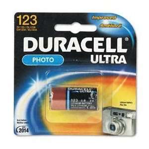  Duracell Ultra High Power Lithium Battery, 123, 3V (Case 