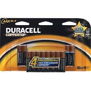  Duracell Alkaline AAA Batteries   20 Count Package 