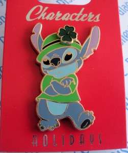   WDI Characters Holidays Stitch St. Patricks Day LE 250 Pin  
