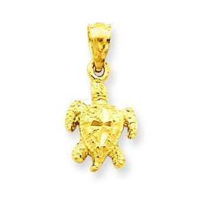  14k Turtle Pendant Jewelry