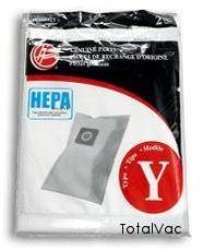 Hoover HEPA Filtration Type Y & Z Vacuum Cleaner Bags  
