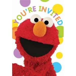   Lets Party By Amscan Sesame Street Party Invitations 