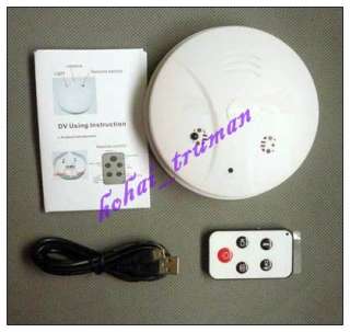   Smoke Detector Alarm Home security hidden camera MotionSurveillance