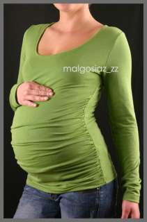 Neck Maternity Top Tunic 8 12 Various Colours (102)  