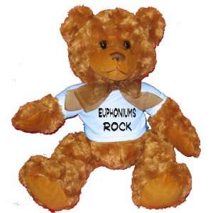  Euphoniums Rock Plush Teddy Bear with BLUE T Shirt Toys 