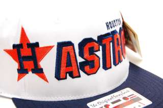 Houston Astros White Snapback MLB American Needle Hat Mens  