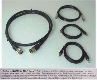 Collins Cable Set for KWM 2 or S Line to 30L 1 Amp  