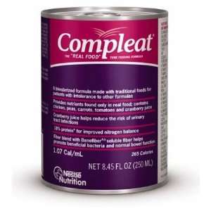  Nestle Compleat Tube Feeding 8 oz. Unflavored Case Health 