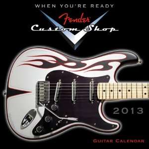  Fender Custom Shop Guitar 2013 Mini Calendar Office 