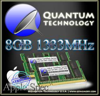 8GB 2X 4GB RAM MEMORY FOR APPLE IMAC MACBOOK PRO 1333  