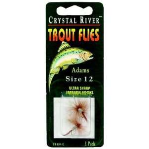  Trout Flies Adams Fishing Lure Size 12