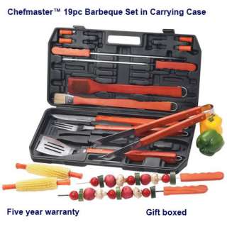 Chefmaster 18pc Barbeque 18PC BBQ SET cooking grilling  