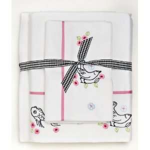 China Doll 3 Piece Sheet Set from Whistle & Wink Kitchen 
