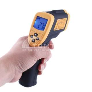 LCD Digital Industrial IR Infrared Thermometer Temperat  