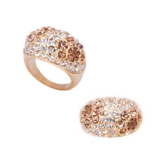Floral Design Cocktail Ring in Sizes 6 7 8 9 10